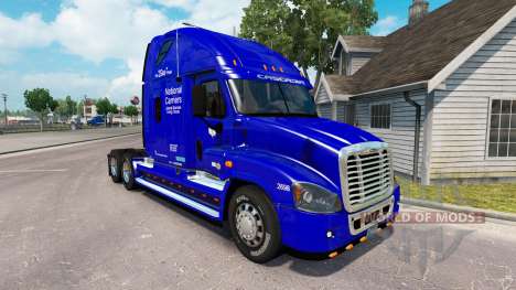Скин Transporteur National на Freightliner Casca pour American Truck Simulator