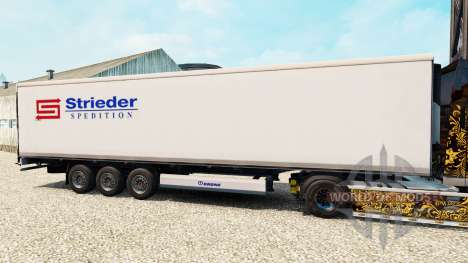 La peau Strieder sur la semi-remorque-le réfrigé pour Euro Truck Simulator 2