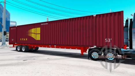 Semi-remorque conteneur STAX pour American Truck Simulator
