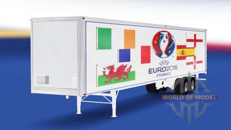 Haut Euro 2016 v3.0 auf dem semi-trailer für American Truck Simulator