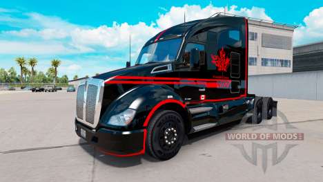 Haut-Canadian-Express-Schwarz-truck Kenworth für American Truck Simulator