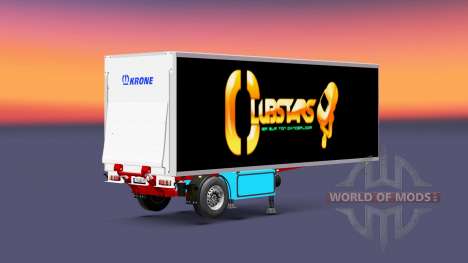 Auflieger Kühlschrank Krone Crown Club Sterne für Euro Truck Simulator 2
