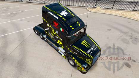 La peau Monster Energy pour les camions Volvo VN pour American Truck Simulator