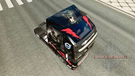 La peau de Chat Noir Trans pour Volvo camion pour Euro Truck Simulator 2