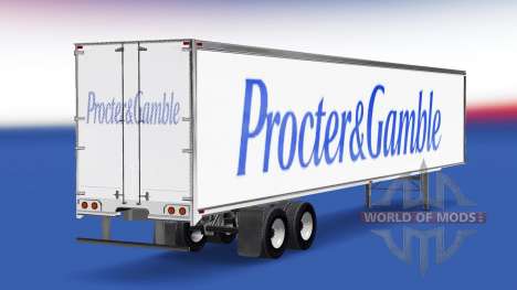 Haut Procter & Gamble trailer für American Truck Simulator