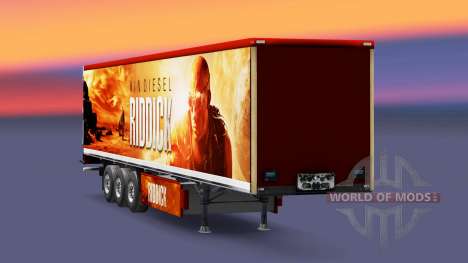 Riddick de la peau pour les remorques pour Euro Truck Simulator 2