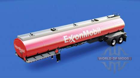 La peau d'ExxonMobil dans le réservoir de carbur pour American Truck Simulator