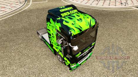 Dragon vert de la peau pour l'HOMME de camion pour Euro Truck Simulator 2