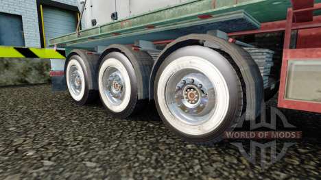De nouvelles roues pour remorques pour Euro Truck Simulator 2