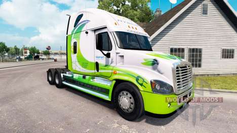 Haut-Hybrid-Zugmaschine Freightliner Cascadia für American Truck Simulator