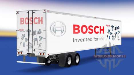 La peau Bosch sur la remorque pour American Truck Simulator