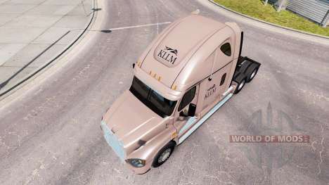 Скин KLLM Transport на Freightliner Cascadia für American Truck Simulator