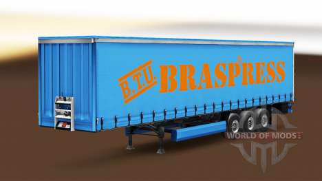 Braspress Transportes de la peau pour une remorq pour Euro Truck Simulator 2
