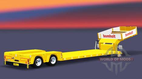 Tiefbett Schleppnetz Doll Bomholt für Euro Truck Simulator 2