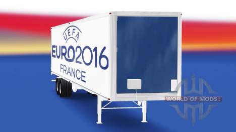 Haut Euro 2016 v2.0 auf dem semi-trailer für American Truck Simulator