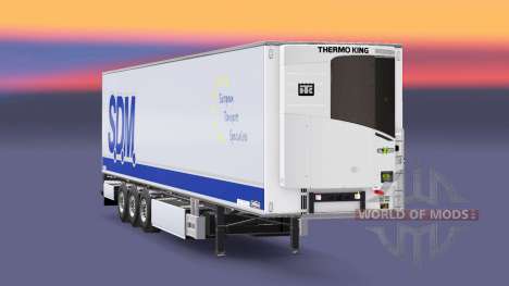Semi-remorque frigo Chereau S. D. M. pour Euro Truck Simulator 2
