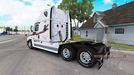 Haut auf METROPOLITAN-LKW Freightliner Cascadia für American Truck Simulator