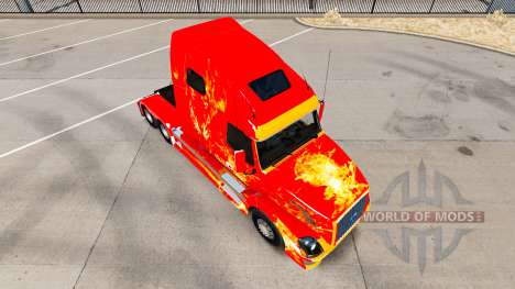 Le feu de la peau pour les camions Volvo VNL 670 pour American Truck Simulator
