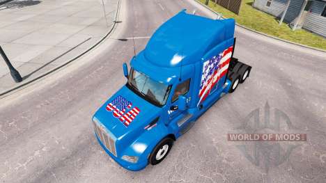 La peau Walmart états-unis camion Peterbilt pour American Truck Simulator