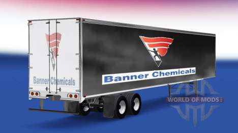 La peau de la Bannière de produits Chimiques v2. pour American Truck Simulator