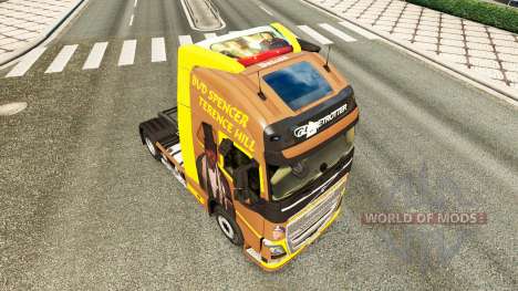 Spencer Hill-skin für den Volvo truck für Euro Truck Simulator 2