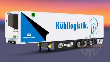Semitrailer reefer EN Transdanubia pour Euro Truck Simulator 2