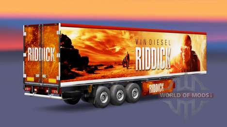 Riddick skin für Trailer für Euro Truck Simulator 2