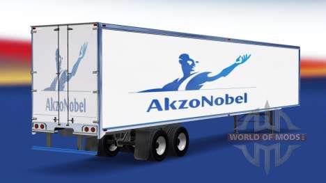 Haut AkzoNobel auf dem Anhänger für American Truck Simulator