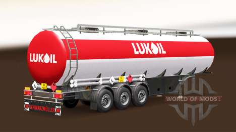 La peau Lukoil carburant semi-remorque pour Euro Truck Simulator 2