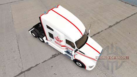 Haut-Canadian-Express-Weißen Kenworth Zugmaschin für American Truck Simulator