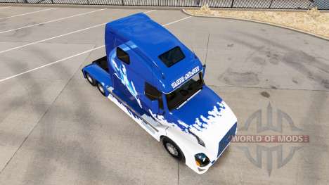 Le bleu de la peau de Requin pour les camions Vo pour American Truck Simulator