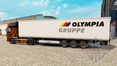 Die Haut der Olympia Gruppe für die semi-refrige für Euro Truck Simulator 2
