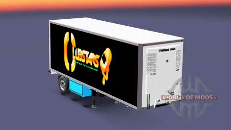 Auflieger Kühlschrank Krone Crown Club Sterne für Euro Truck Simulator 2