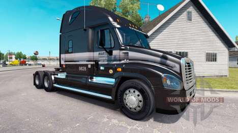 La peau de la Martre sur le camion Freightliner  pour American Truck Simulator