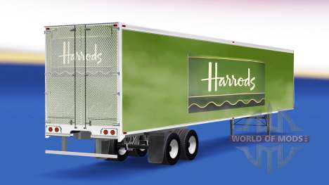 Haut Harrods v2.0 auf dem semi-trailer für American Truck Simulator