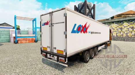 La peau LOXX de la Logistique pour les semi-frig pour Euro Truck Simulator 2