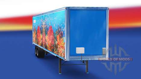 Haut Fisch v3.0 auf dem semi-trailer für American Truck Simulator