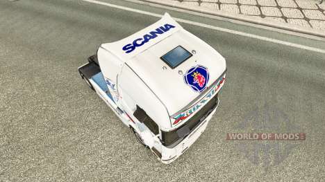 Russland Weiße Haut für LKW Scania für Euro Truck Simulator 2