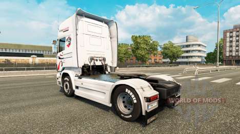 Intermarche de la peau pour Scania camion pour Euro Truck Simulator 2