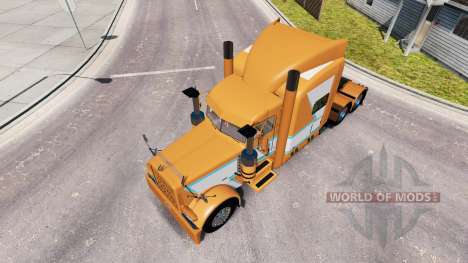 De la peau pour le Tchad Blackwell Peterbilt 389 pour American Truck Simulator