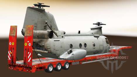 Semi transportant du matériel militaire v1.5 pour Euro Truck Simulator 2