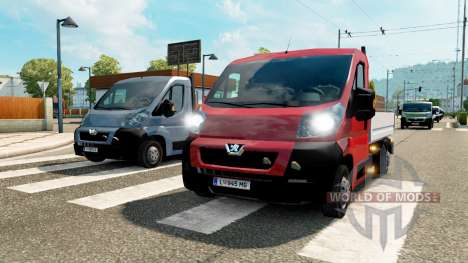 Peugeot Boxer Camionnette pour le trafic pour Euro Truck Simulator 2