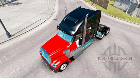 La peau CNTL sur le camion Freightliner Coronado pour American Truck Simulator