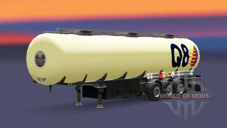La peau Q8 carburant semi-remorque pour Euro Truck Simulator 2