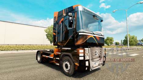 Mat de peau d'Orange pour Renault camion pour Euro Truck Simulator 2