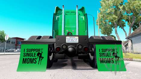 Kotflügel I Support Single Moms v1.8 für American Truck Simulator