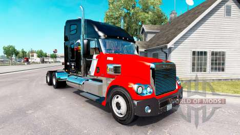 La peau CNTL sur le camion Freightliner Coronado pour American Truck Simulator