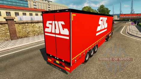 Rideau semi-remorque Krone DDC pour Euro Truck Simulator 2