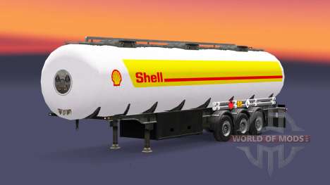 La peau Shell pour le carburant de la remorque pour Euro Truck Simulator 2