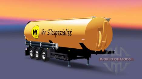 Die Auflieger-tank HM Spedition & Logistik für Euro Truck Simulator 2